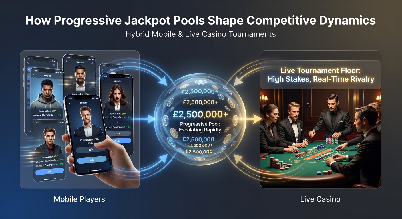 Wettbewerb in Live- und mobilen Casino-Turnieren mit Jackpot-Pools